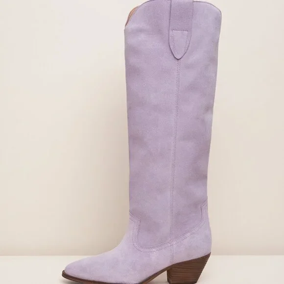 Charlotte Stone Agatha Knee High Boot in Fog Size 9 - Picture 9 of 9